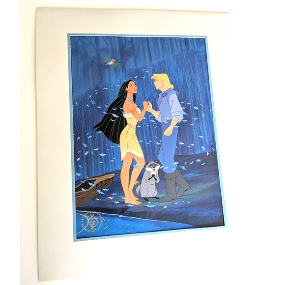 Walt Disney’s 1995 Pocahontas Exclusive Commemorative Lithograph 11” X 14” - Picture 1 of 4